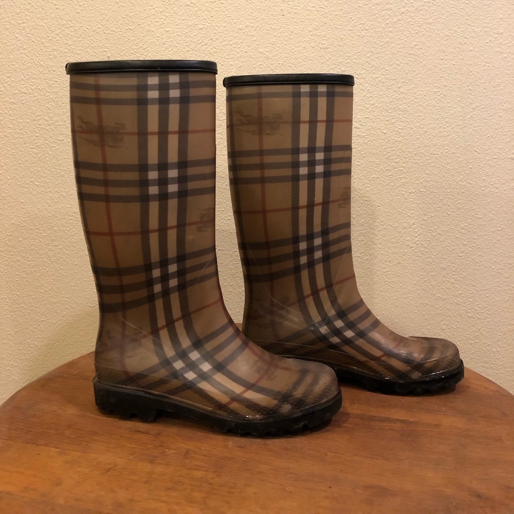 BURBERRY RAIN BOOTS - Picture 3 of 5